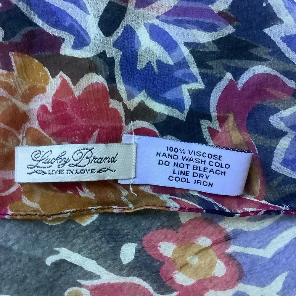 Lucky Brand Floral Scarf - Multicolor